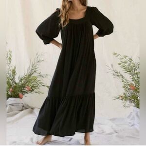 Christy Dawn Bianca Dress in Black